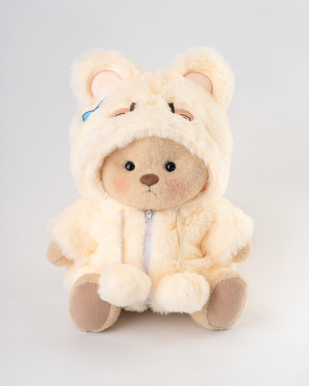 Fluffy Bunny Bear | Handmade Jointed Teddy Bear Gift