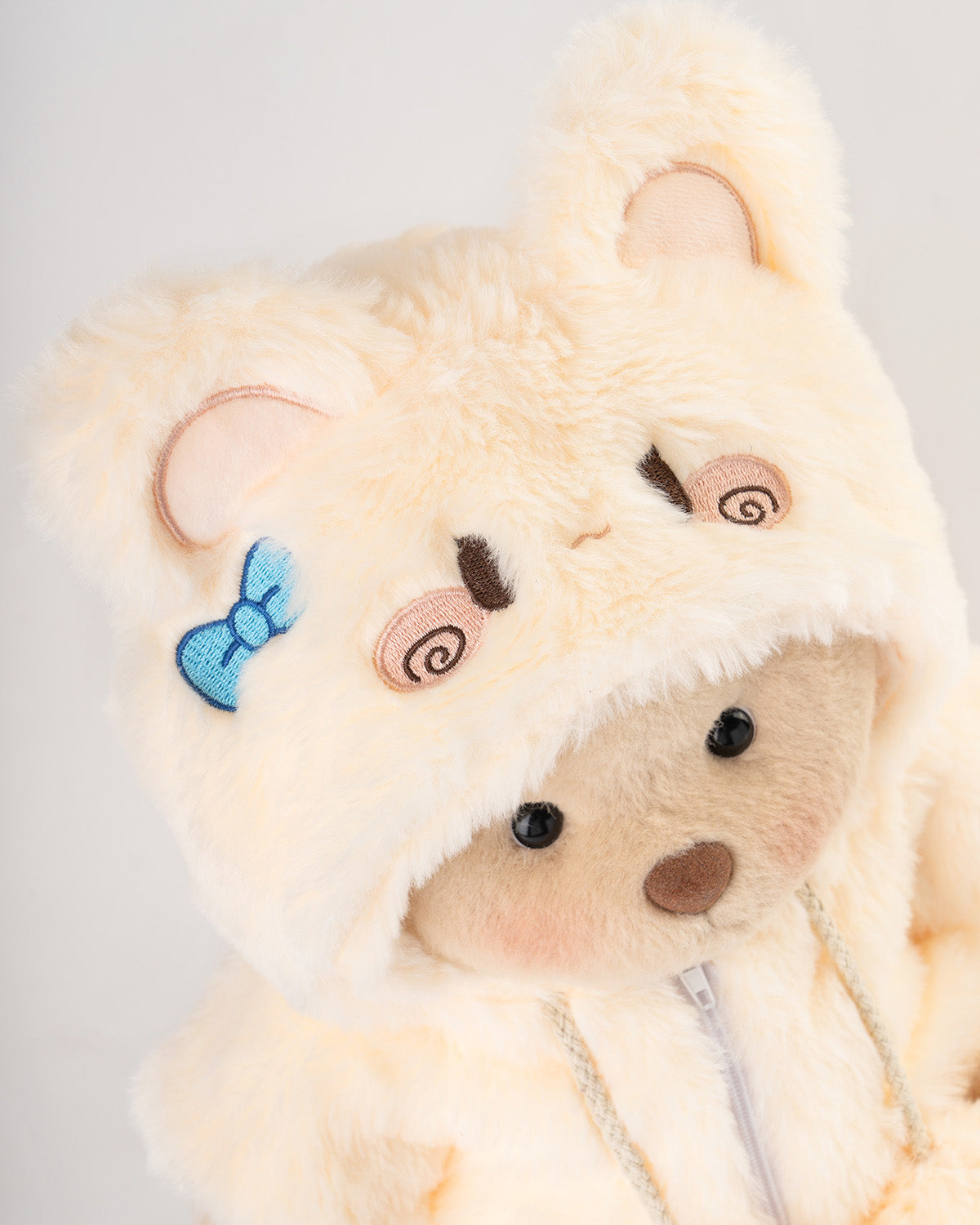 Fluffy Bunny Bear | Handmade Jointed Teddy Bear Gift