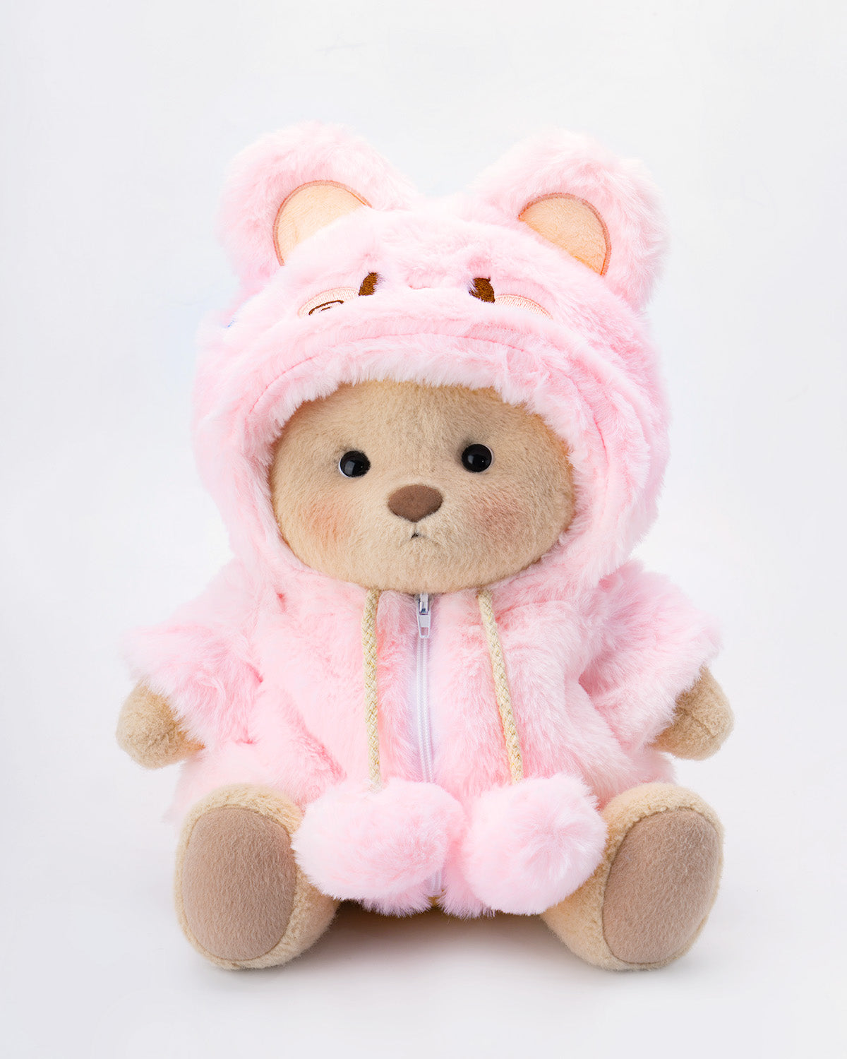 Fluffy Bunny Bear | Handmade Jointed Teddy Bear Gift