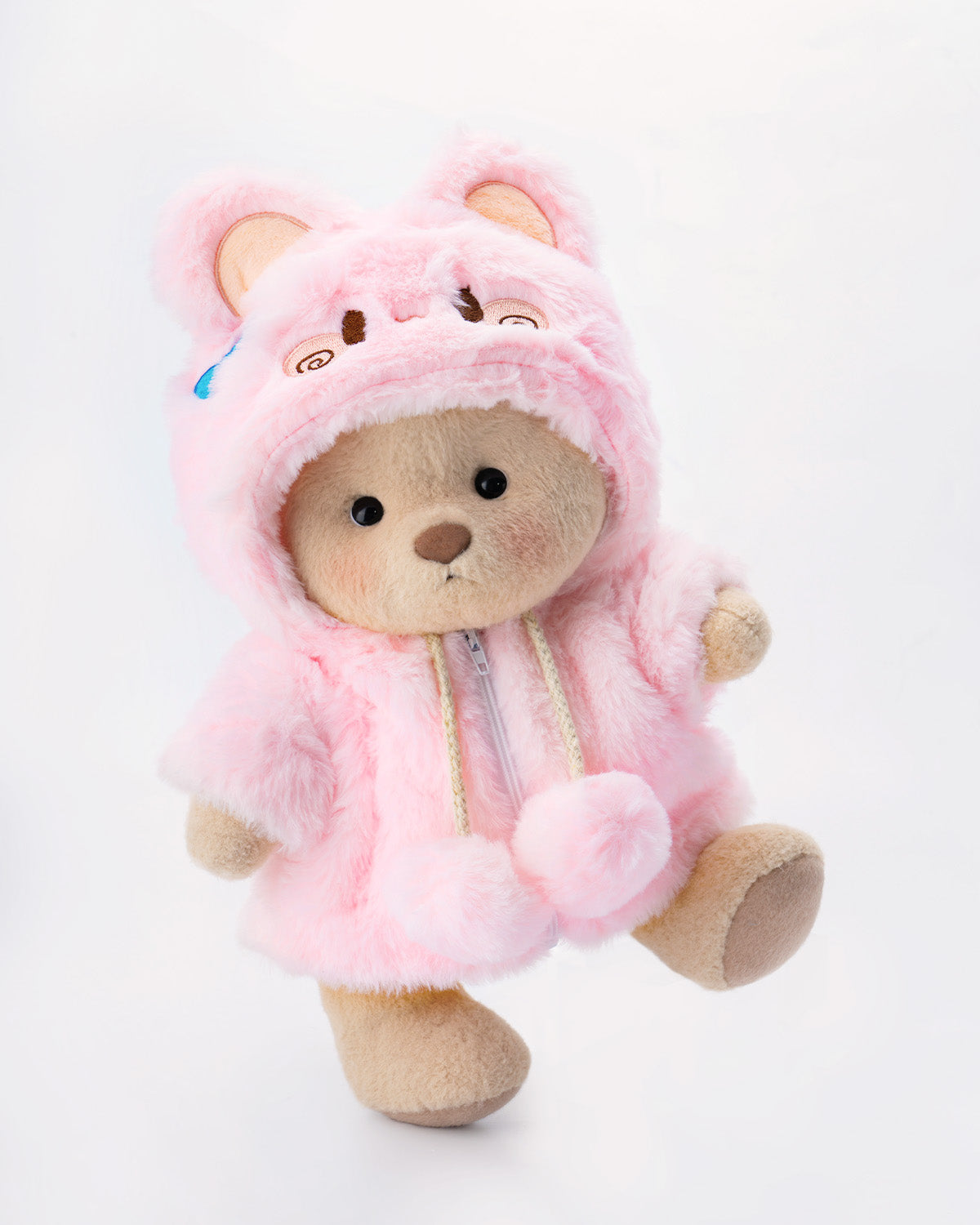 Fluffy Bunny Bear | Handmade Jointed Teddy Bear Gift