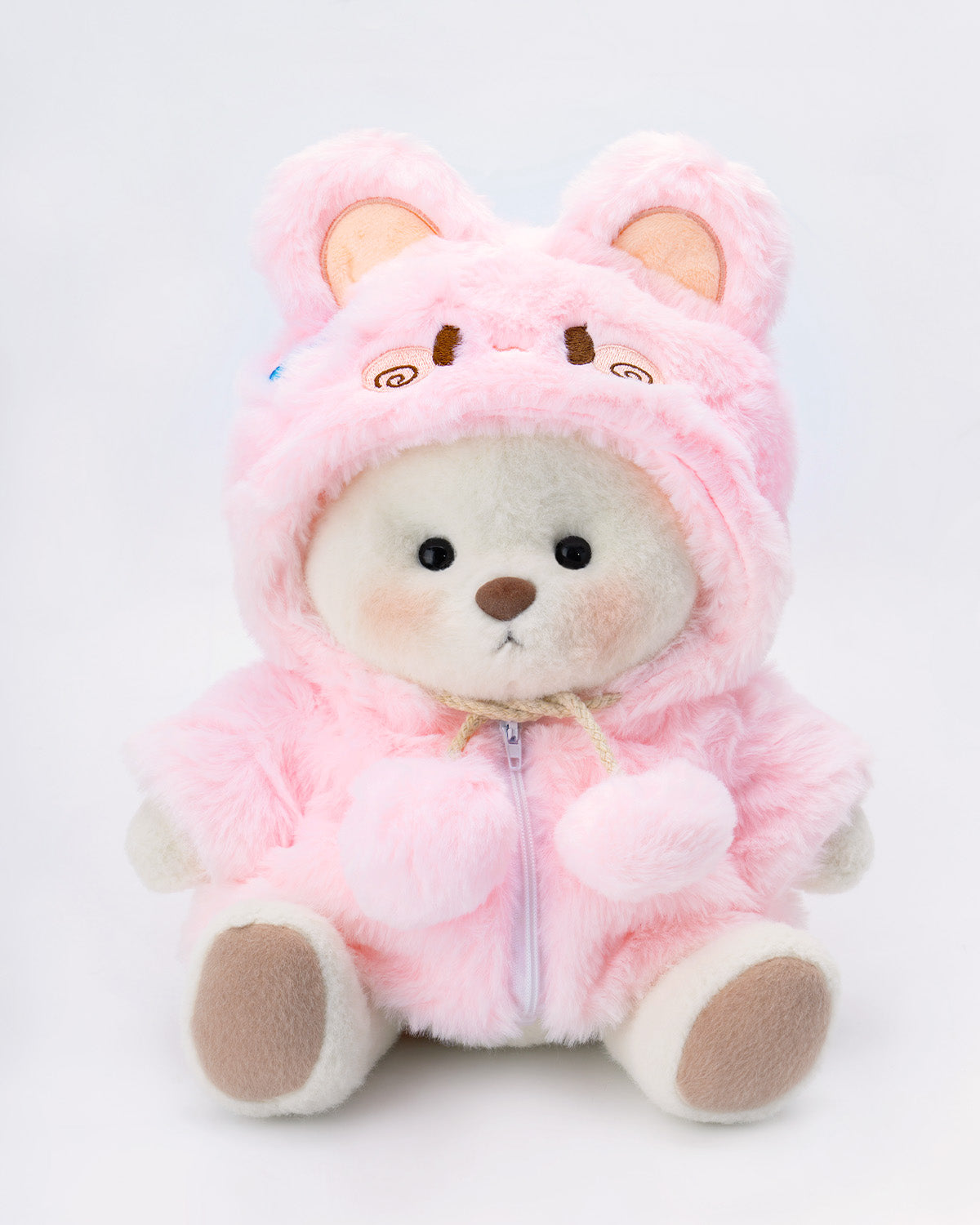 Fluffy Bunny Bear | Handmade Jointed Teddy Bear Gift