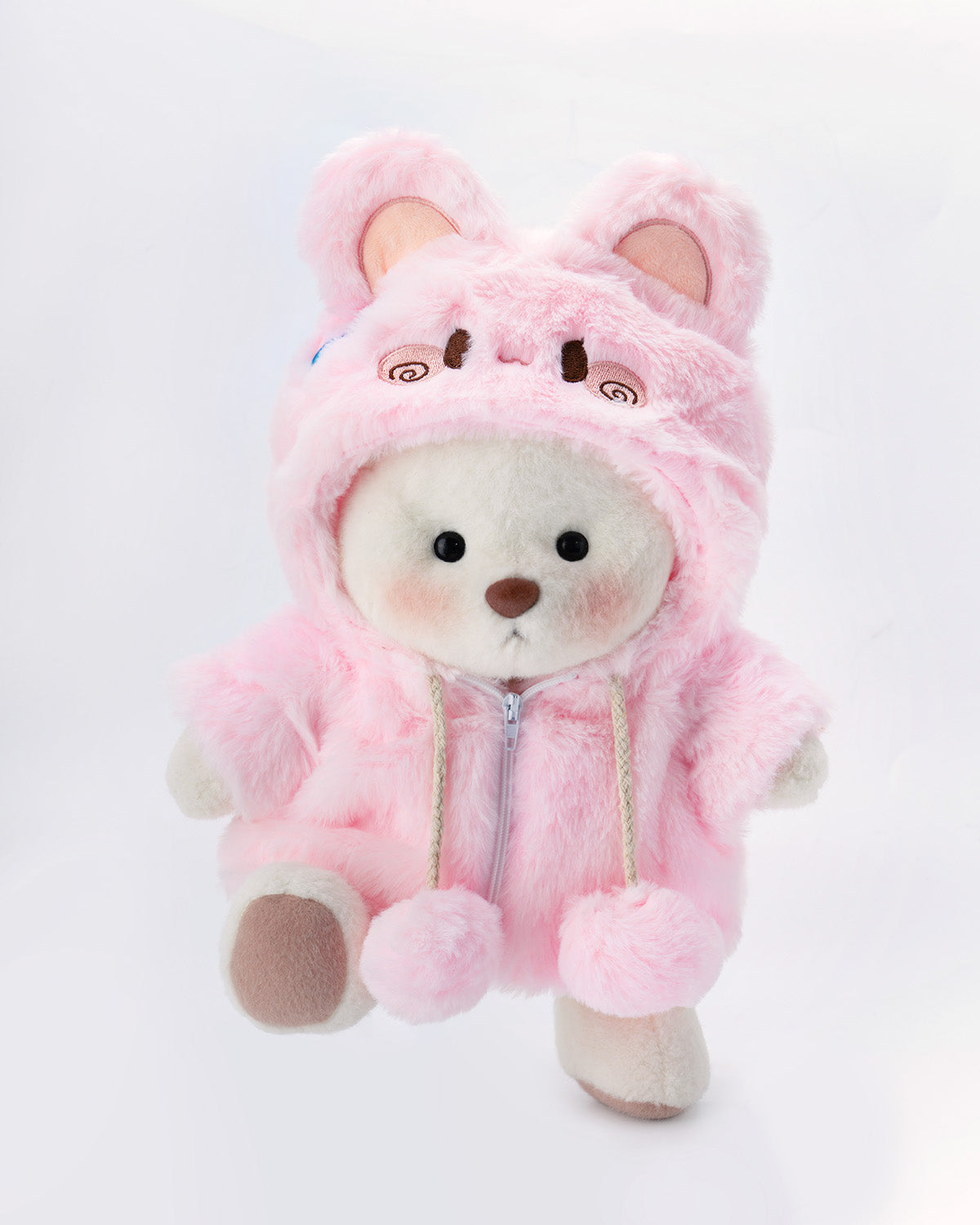 Fluffy Bunny Bear | Handmade Jointed Teddy Bear Gift