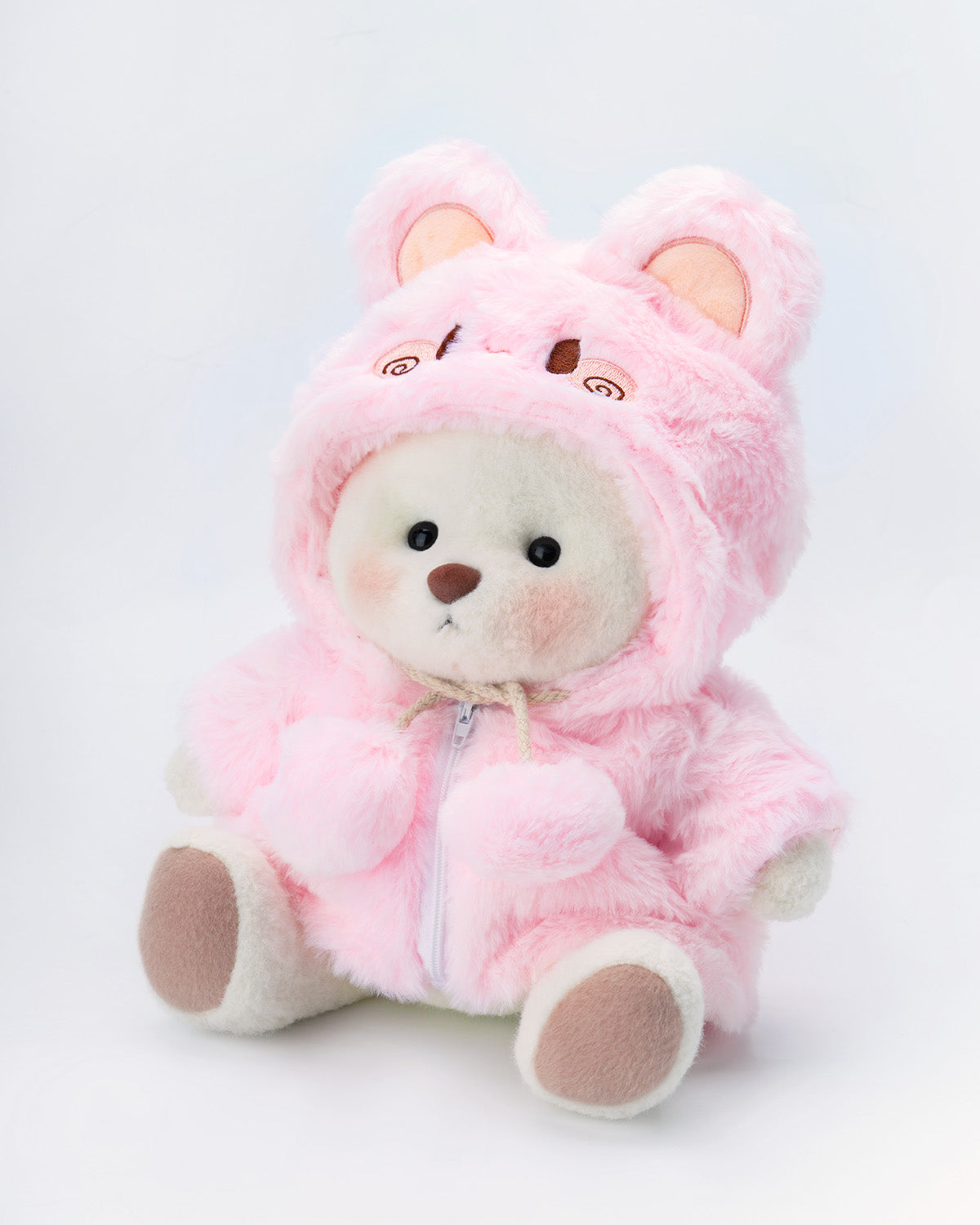 Fluffy Bunny Bear | Handmade Jointed Teddy Bear Gift