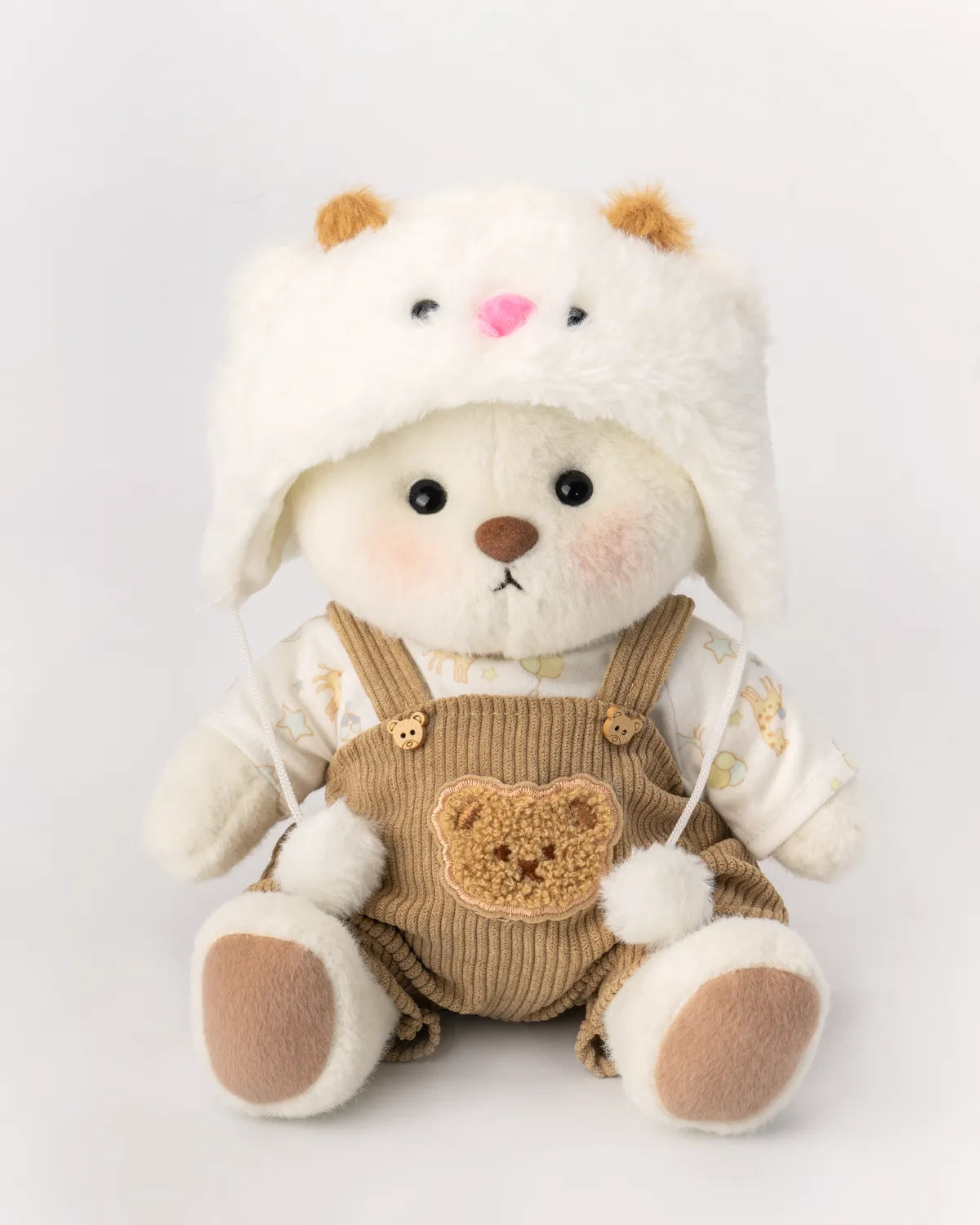 Fluffy Bunny Bear | Handmade Jointed Teddy Bear Gift