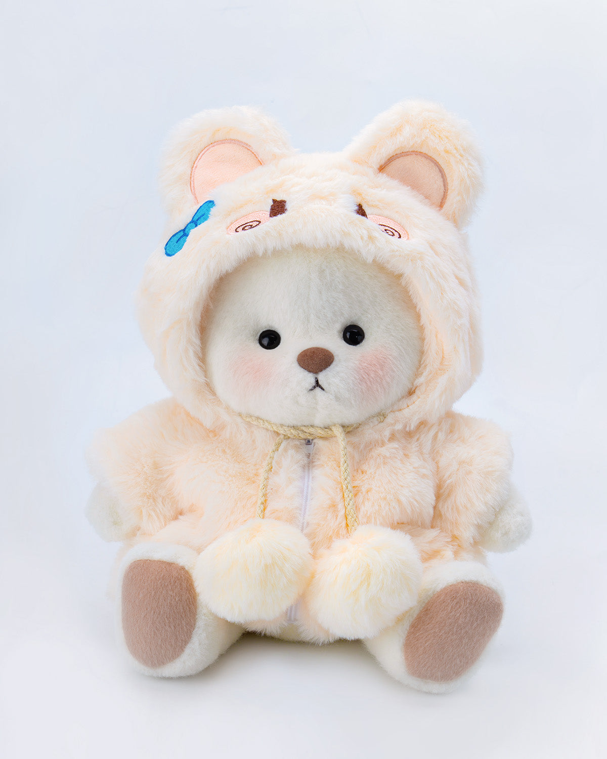 Fluffy Bunny Bear | Handmade Jointed Teddy Bear Gift