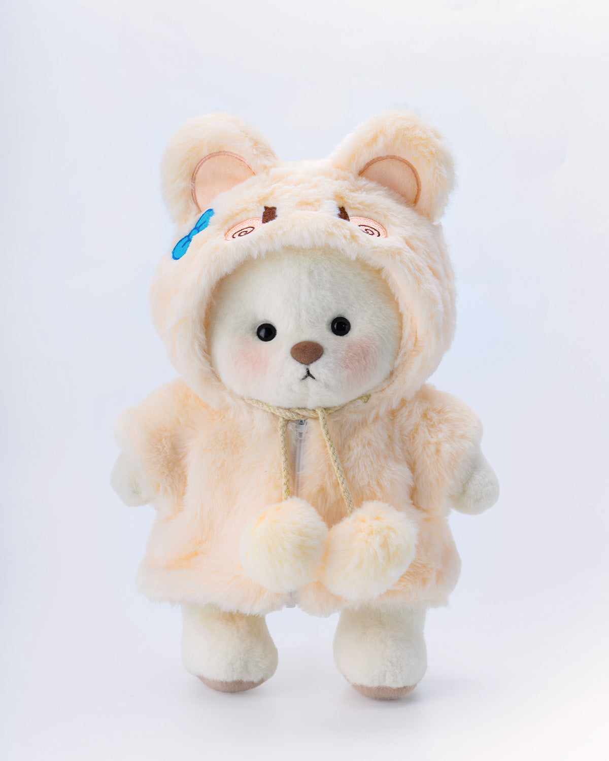 Fluffy Bunny Bear | Handmade Jointed Teddy Bear Gift