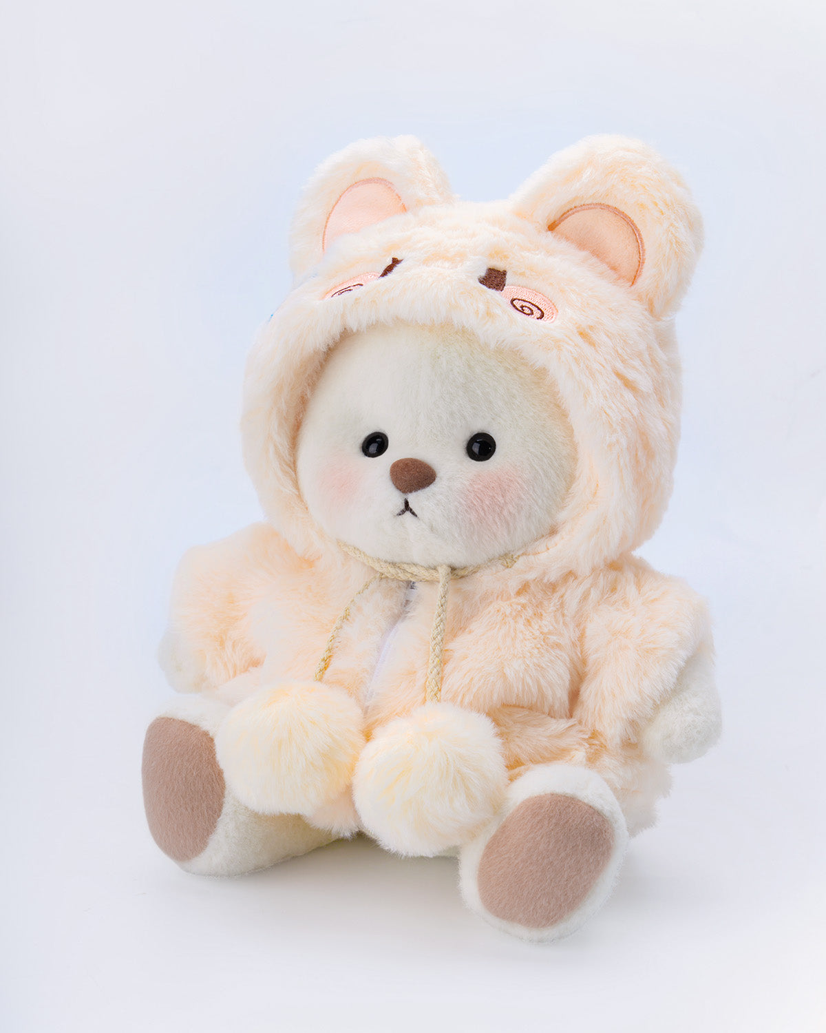 Fluffy Bunny Bear | Handmade Jointed Teddy Bear Gift